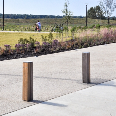 Rough&Ready Bollard, Shelby Farms, Memphis