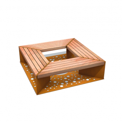 Solid Grille Benches