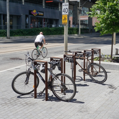 CorTen Fietsbeugels