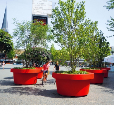 Tree Planters - Giant Flowerpots, Hengelo (NL)
